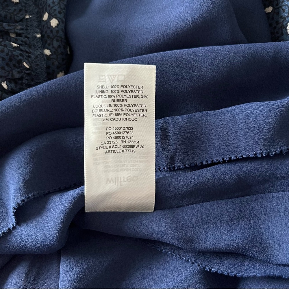 Wilfred Tempest Dress Navy Print - Picture 6 of 16